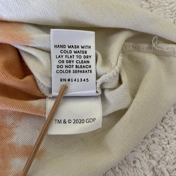 Daydreamer Grateful Dead Skull Roses Sz L Long Sleeve Cropped Shirt Distressed - Picture 7 of 9